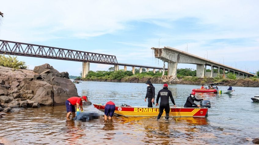 Robôs ajudam em buscas após queda de ponte no Maranhão